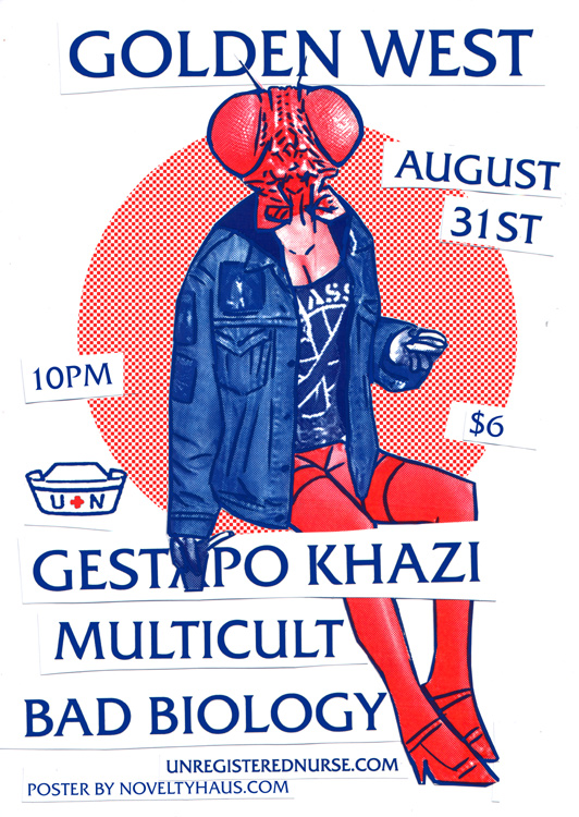 Gestapo Khazi, Multicult and Bad Biology at Golden West august 31st 2010