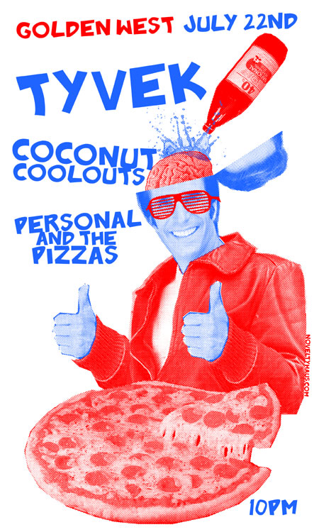 adam savage noel danger tyvek coconut coolouts personal and the pizzas golden west baltimore july 22nd 2009
